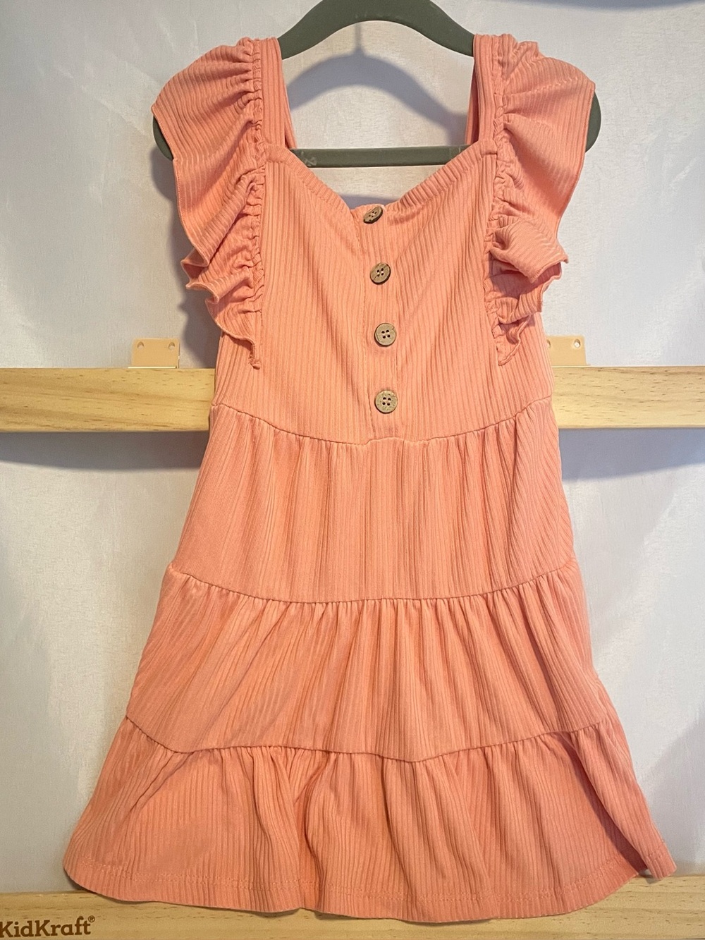 Flowy Coral Dress